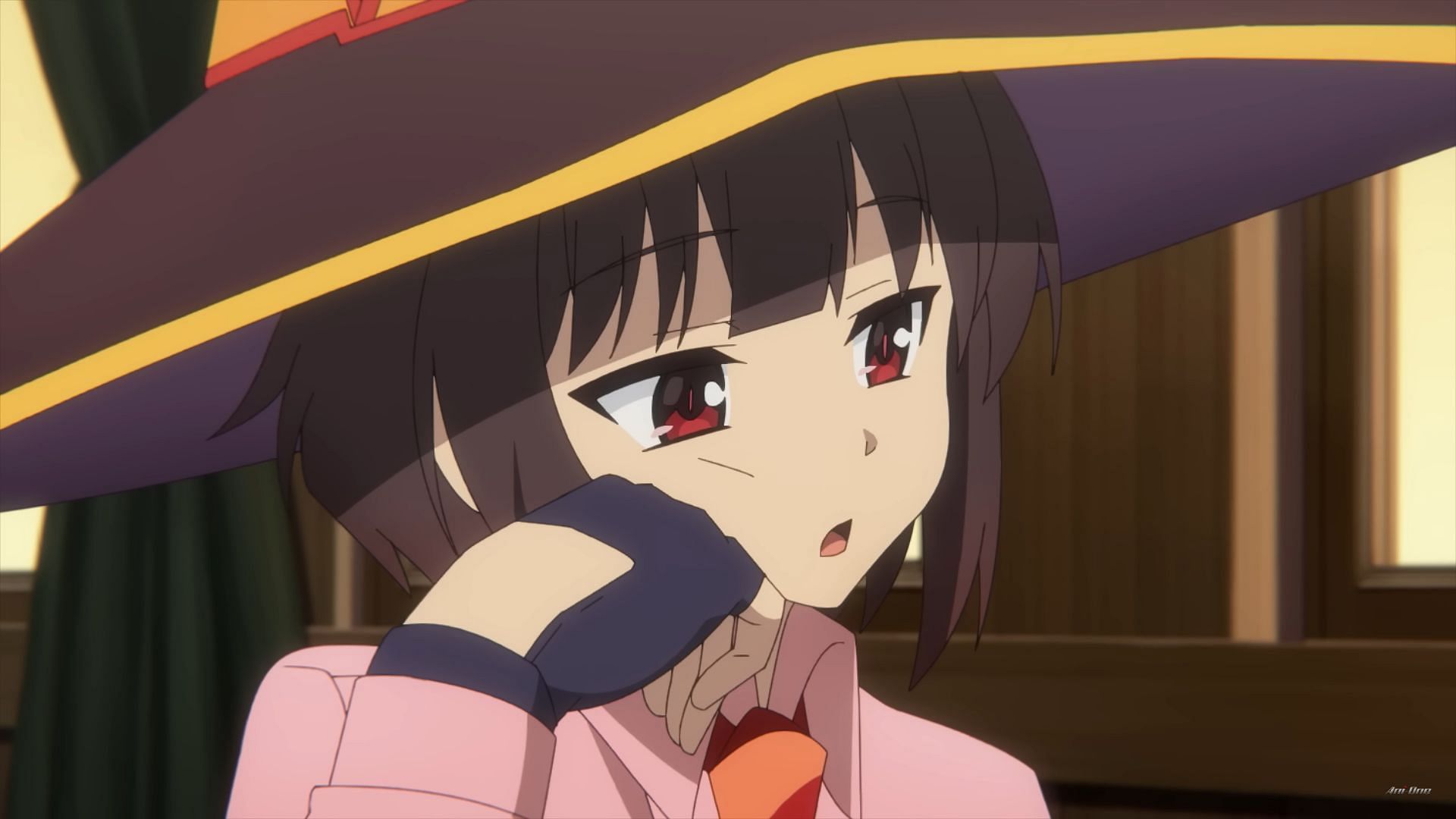 Megumin as seen in KonoSuba: An Explosion on This Wonderful World! episode 4