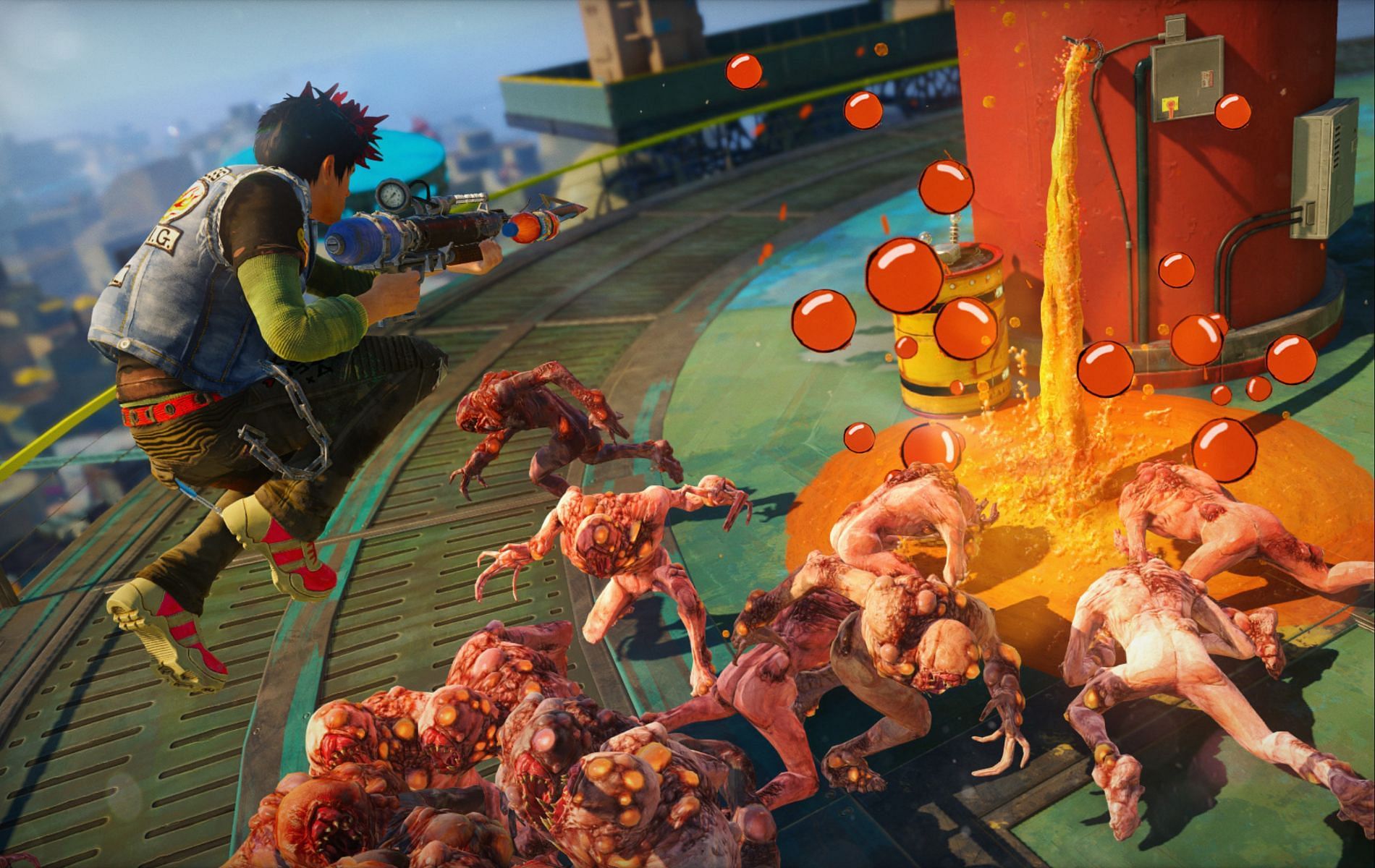 Mowing down hordes of zombies has never been more fun (Image via Microsoft)