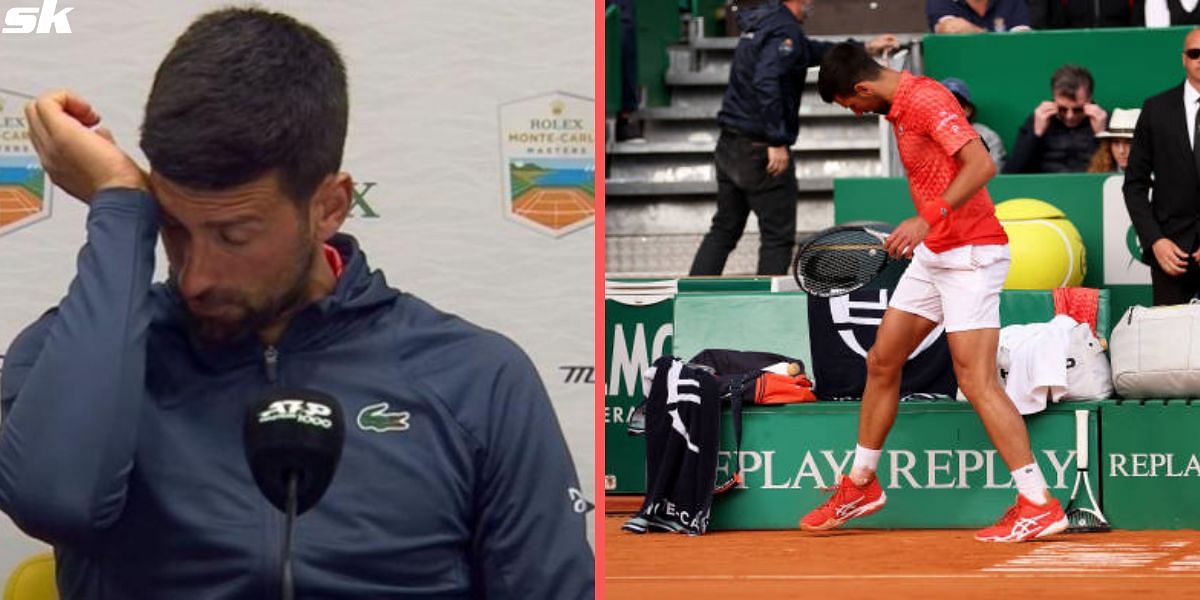 Novak Djokovic suffered a third-round exit at the Monte-Carlo Masters
