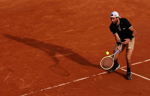 Matteo Berrettini at the Monte-Carlo Masters.