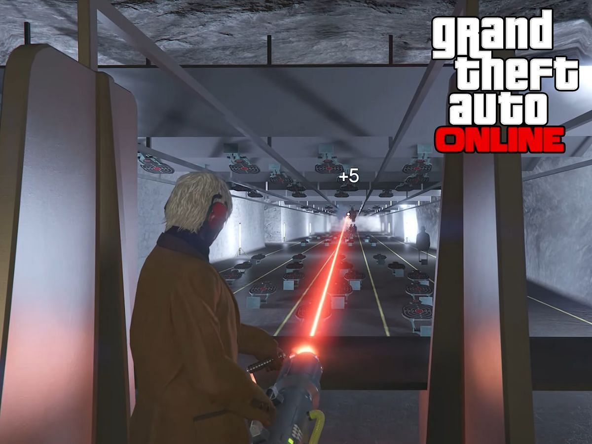 Easy GTA Online Bunker glitch to complete Bunker Shooting Range challenge(Image via YouTube/Estractz)