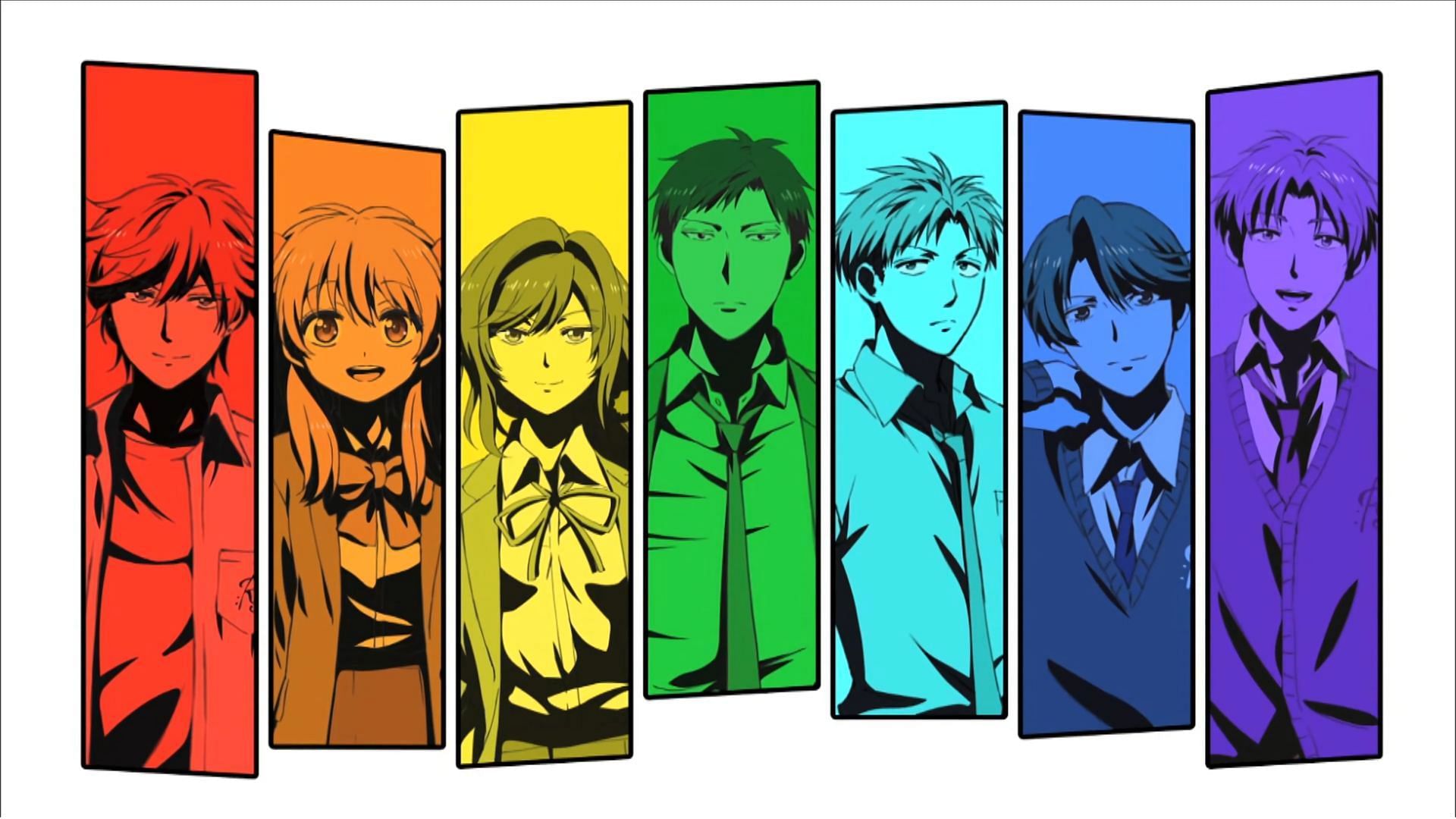 Nozaki kun with his gang (Image via Doga Kobo)