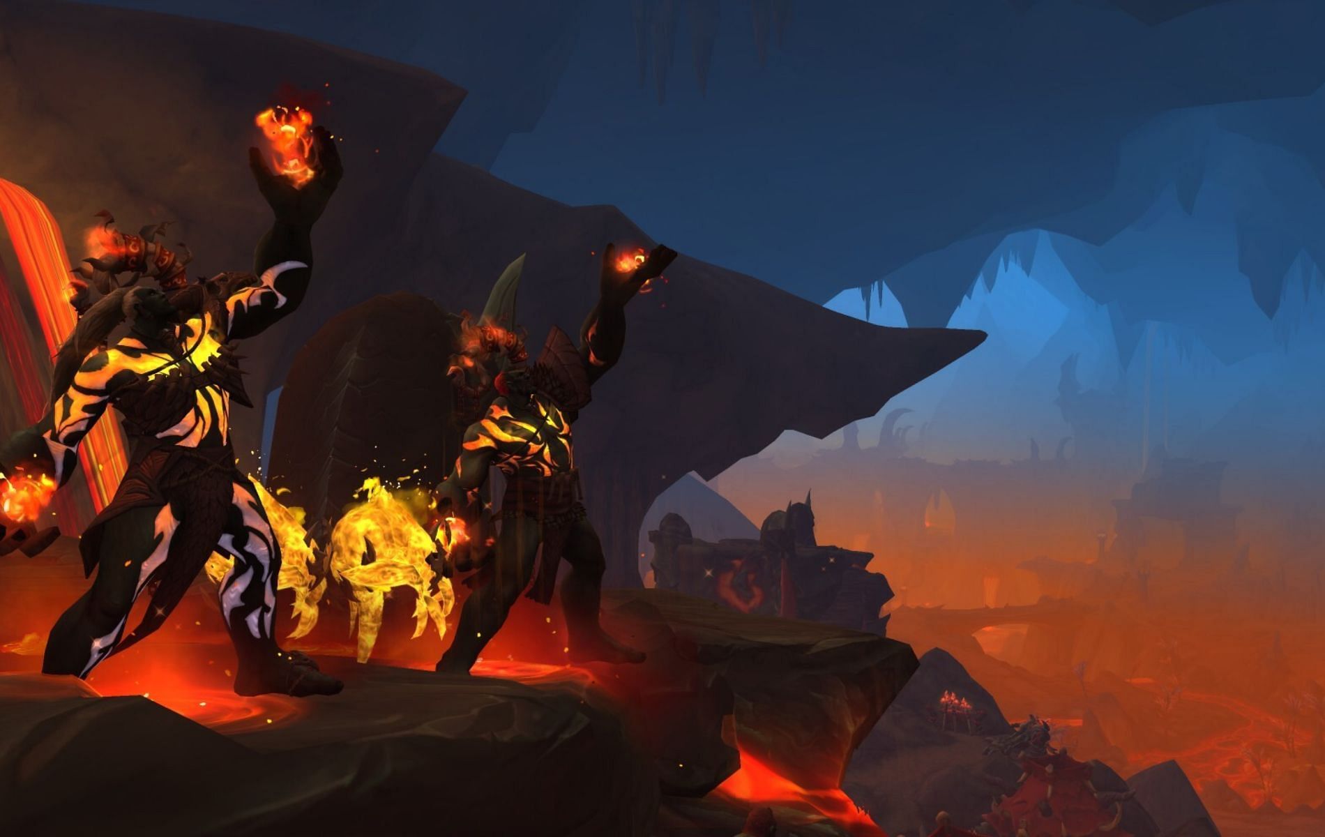 Making the most of Cross-faction guilds in World of Warcraft: Dragonflight Embers of Neltharion (image via World of Warcraft)