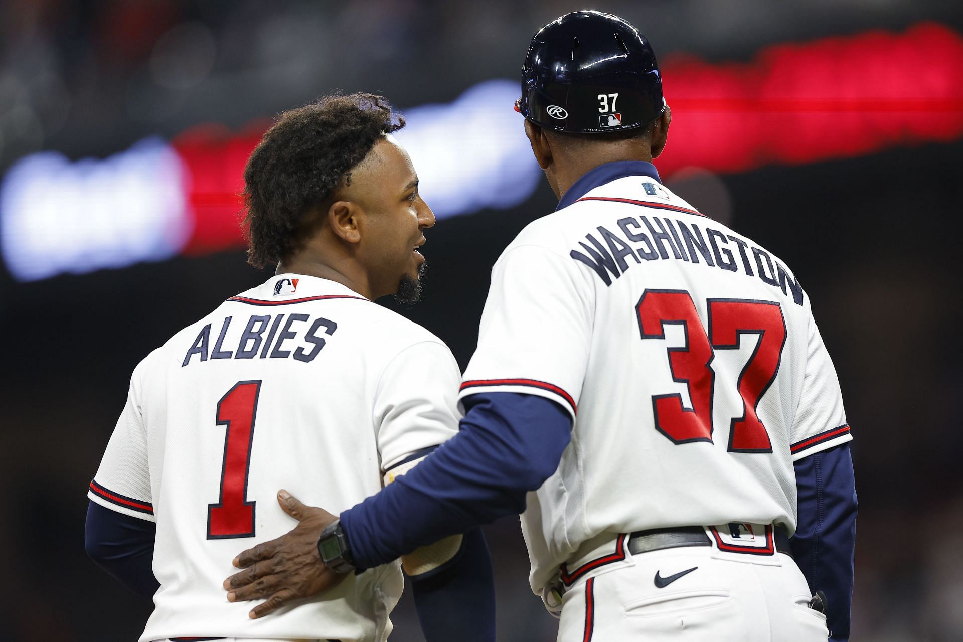Sporting News MLB on X: MLB told the Braves they can no longer wear their  oversized baseball hat to celebrate home runs after the league received  complaints from New Era, per @joonlee