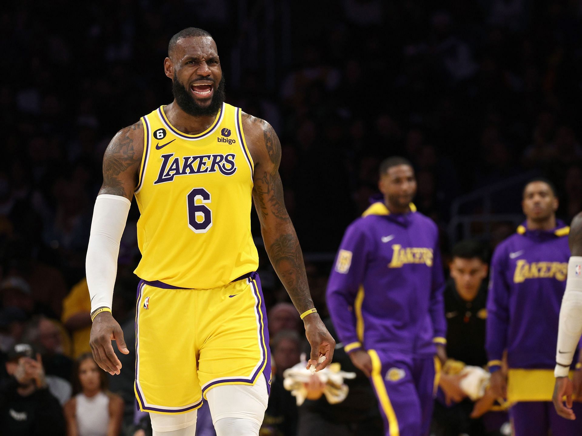 LA Lakers star forward LeBron James