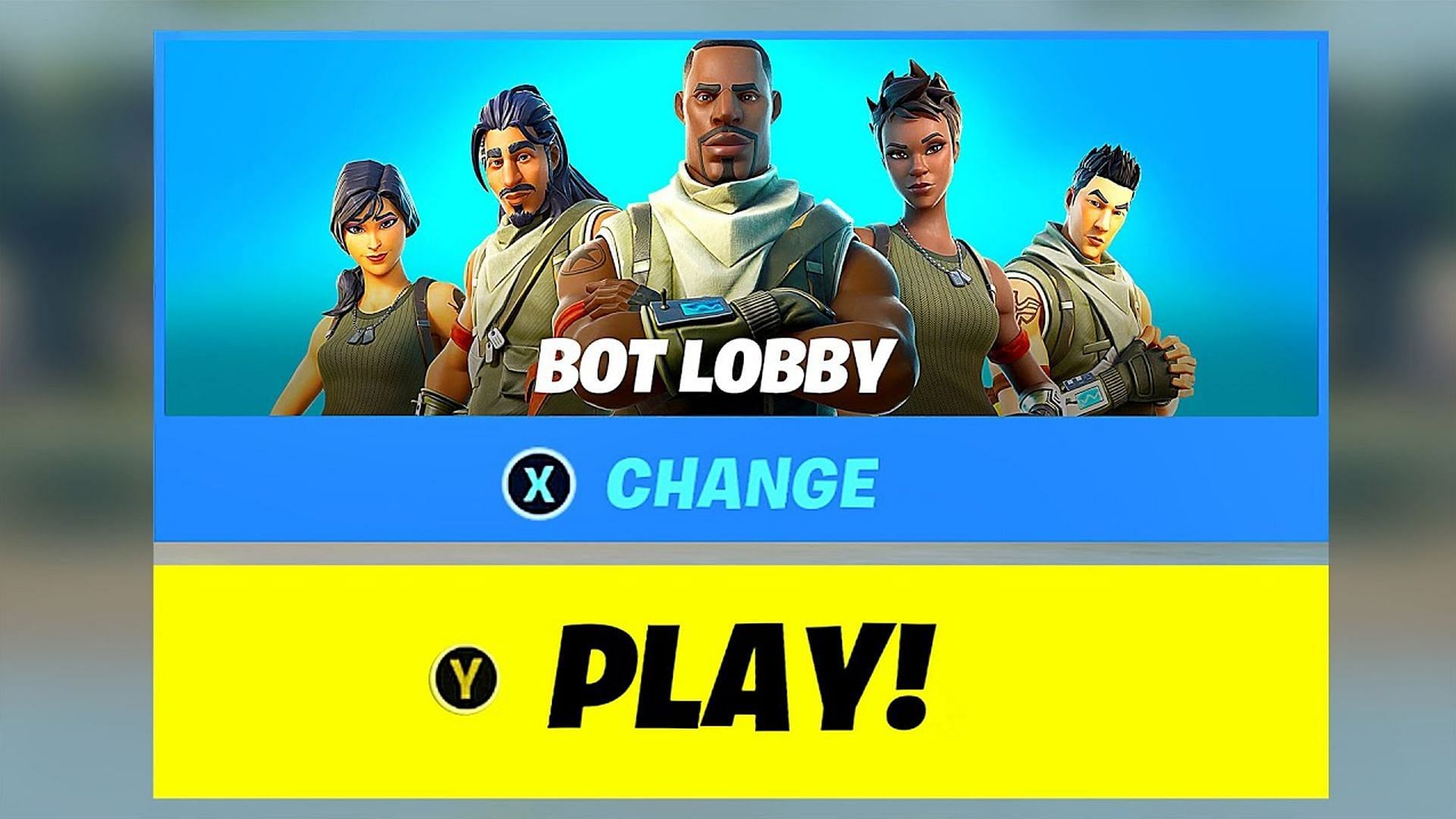Fortnite bot lobby