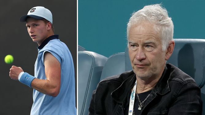 John McEnroe's tantrum at Pickleball Slam catches Jenson Brooksby's eye