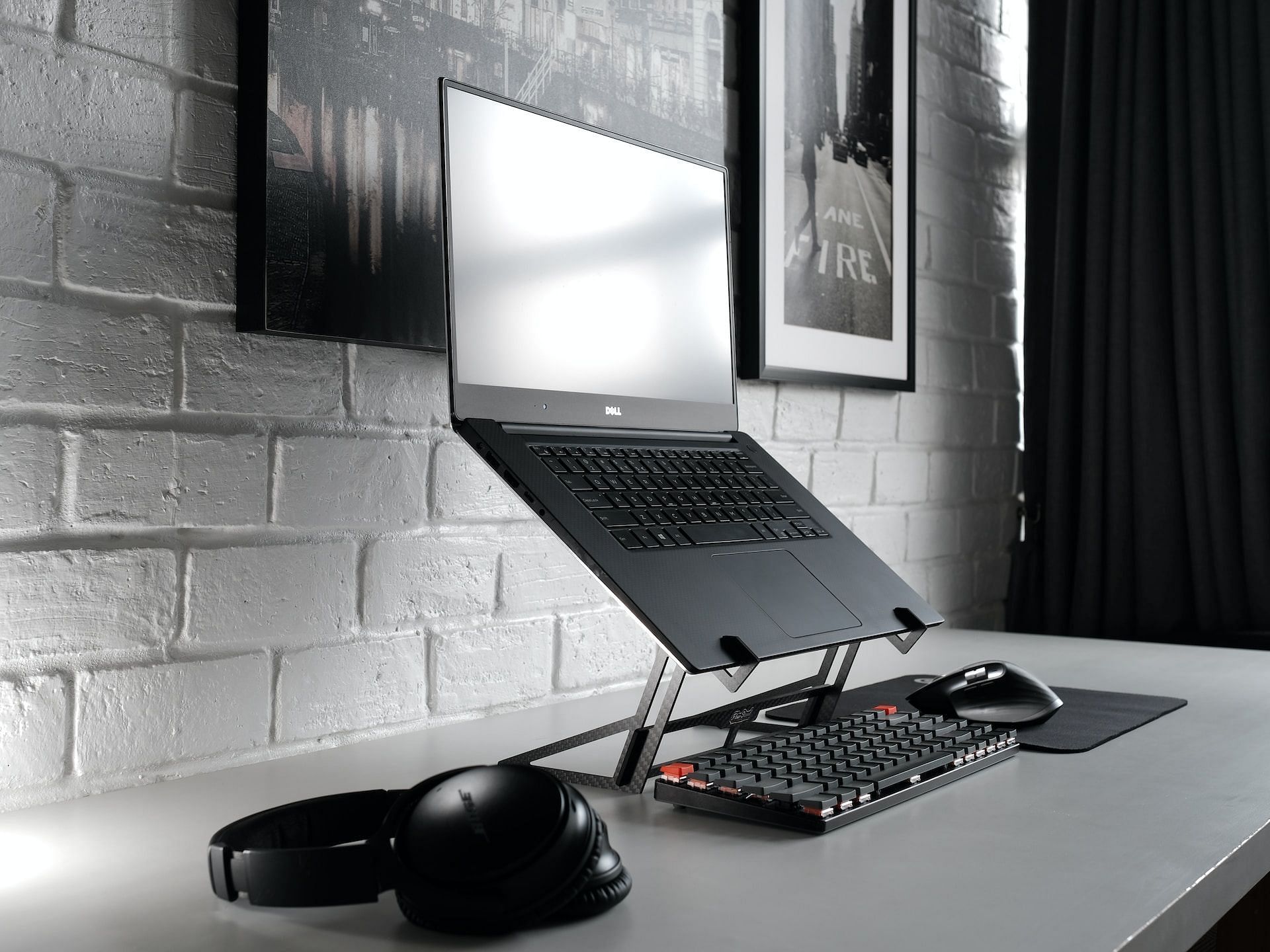 Ergonomic Laptop stand (Image via Unsplash/. Riekus)