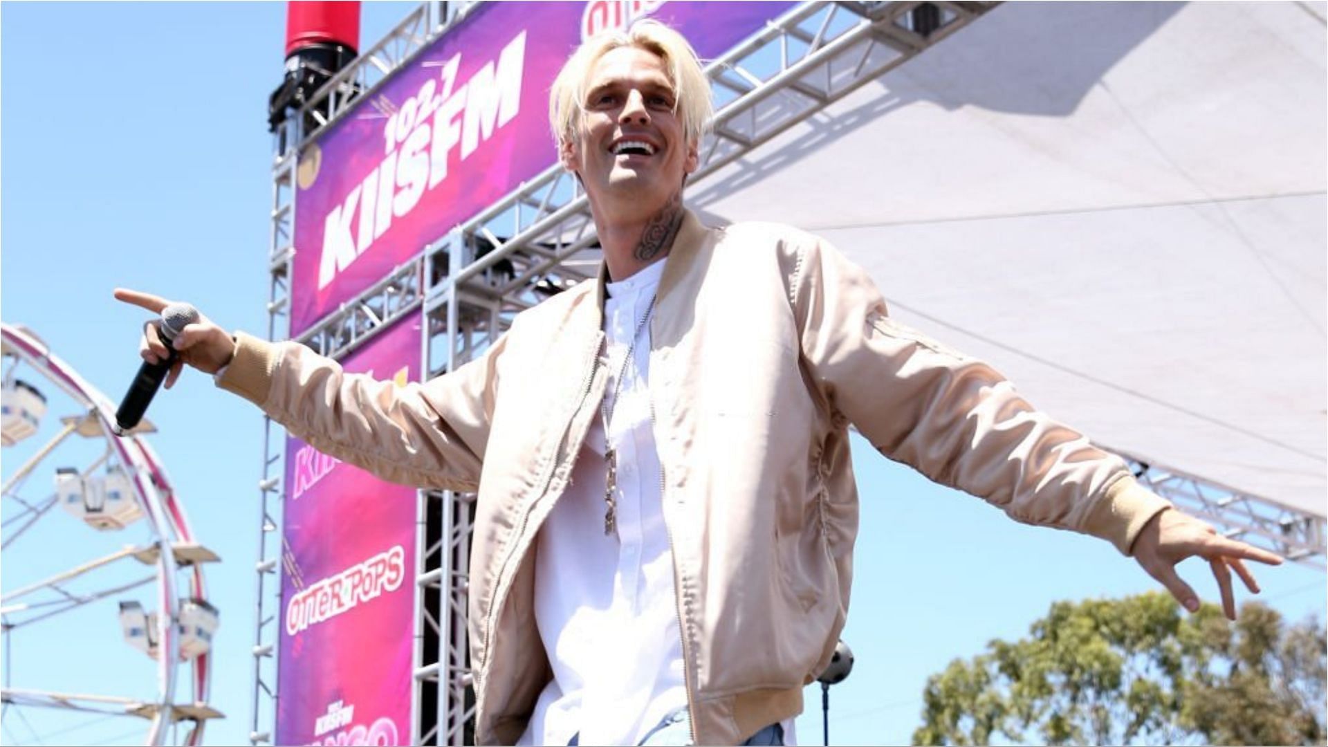 Aaron Carter&#039;s manager stated that he was looking tired the last time the duo met (Image via Phillip Faraone/Getty Images)