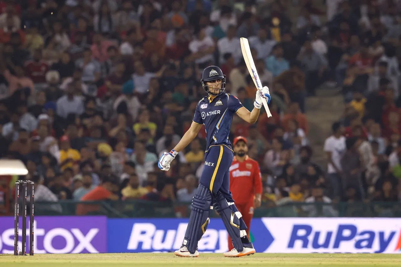 Shubman Gill of Gujarat Titans. Courtesy: IPL