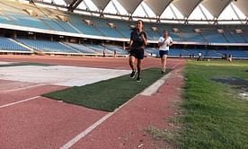 Delhi’s 2010 Commonwealth Games legacy in a state of neglect as race-track at Jawaharlal Nehru Stadium lies damaged