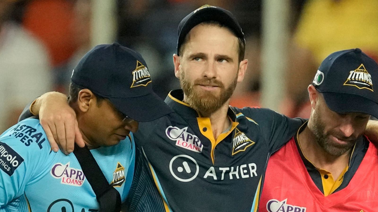 Kane Williamson suffered a knee injury during the first game of the season