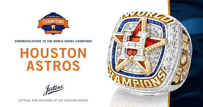 Congratulations to the 2022 World Series Champions! The Houston
