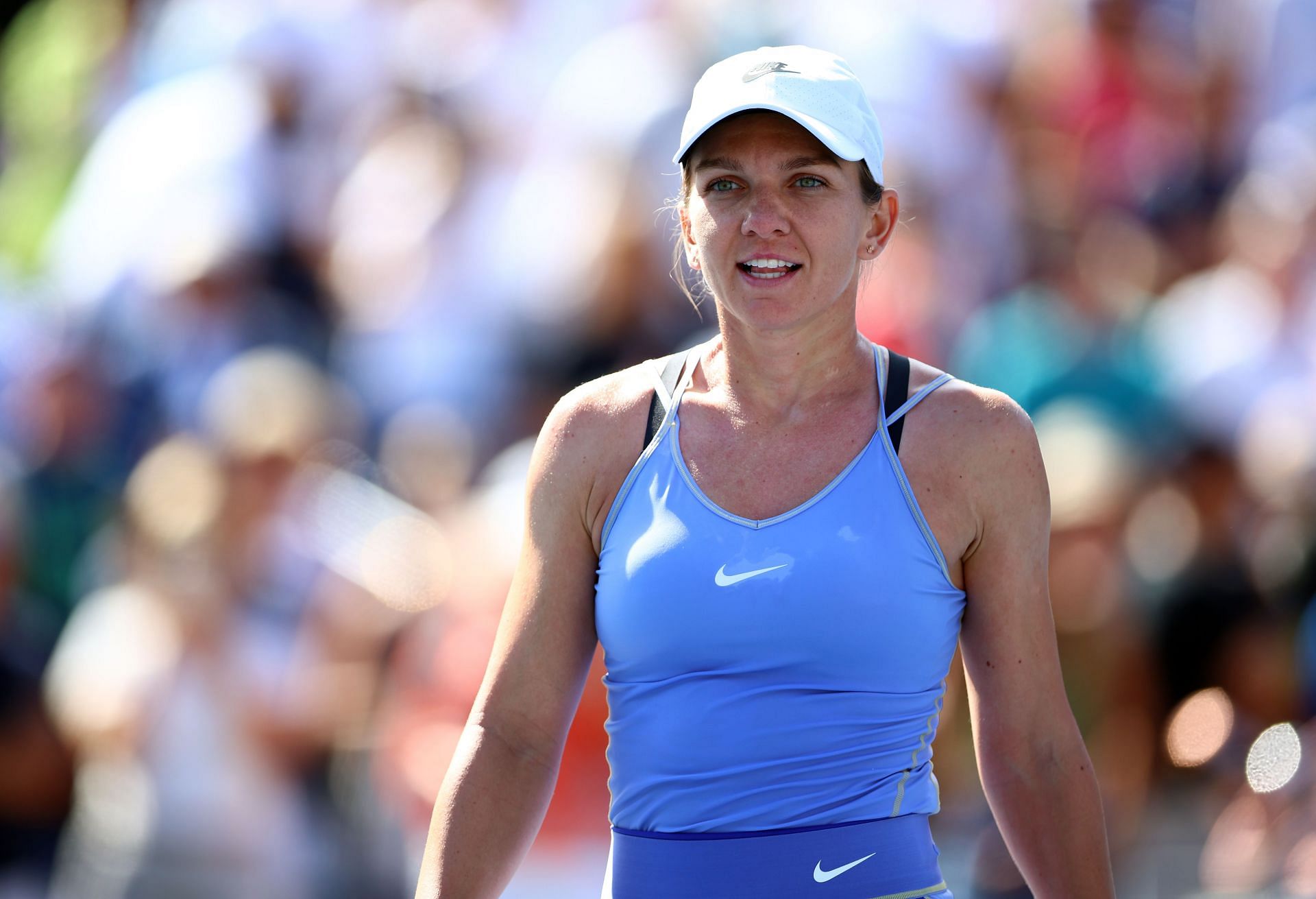 Simona Halep at the 2022 Canadian Open in Toronto.