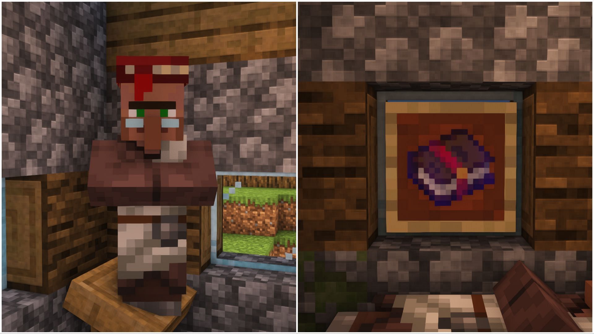Librarians are the best source of enchanted books (Image via Mojang)