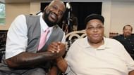 NBA legend Shaquille O'Neal and his stepfather Phillip Arthur Harrison