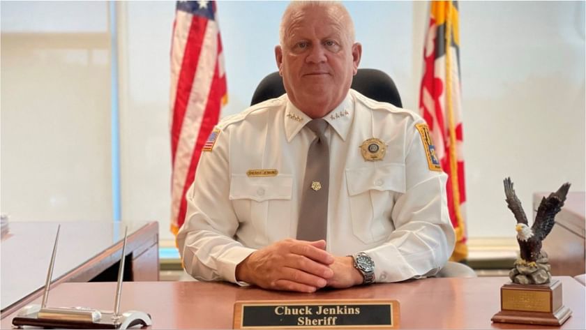 What did Frederick County Sheriff Charles Jenkins do? Machine gun