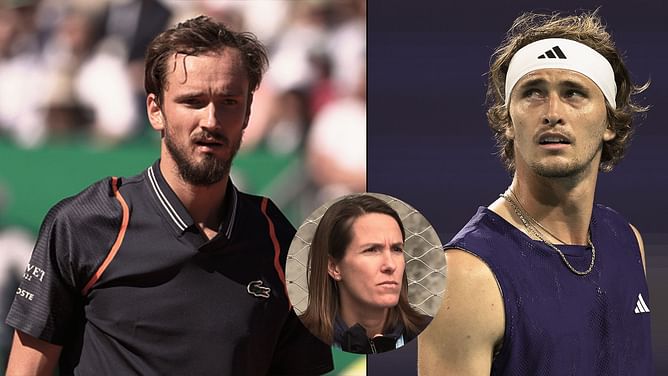 Justine Henin defends Daniil Medvedev over beef with Alexander Zverev after Monte-Carlo showdown