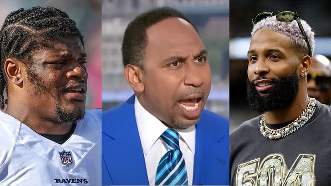Stephen A. Smith loses cool over Ravens' Odell Beckham Jr. pursuit amid Lamar Jackson chaos