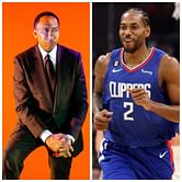 “I must be smoking crack right?” – Stephen A. Smith picks Kyrie Irving over Kawhi Leonard come playoff time