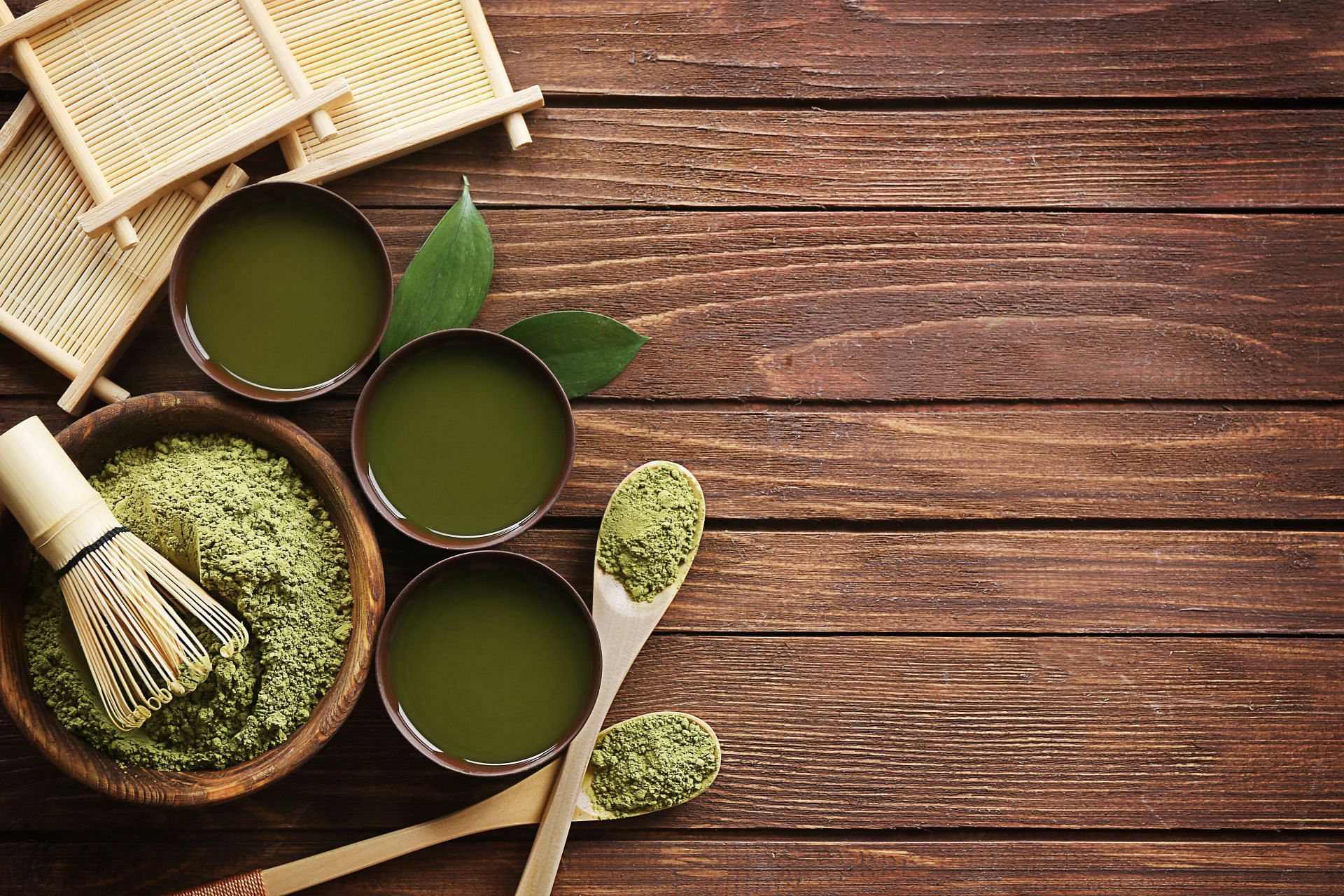 Green Tea is rich in polyphenols, which can help protect the skin from damage caused by free radicals (Image via Pexels)