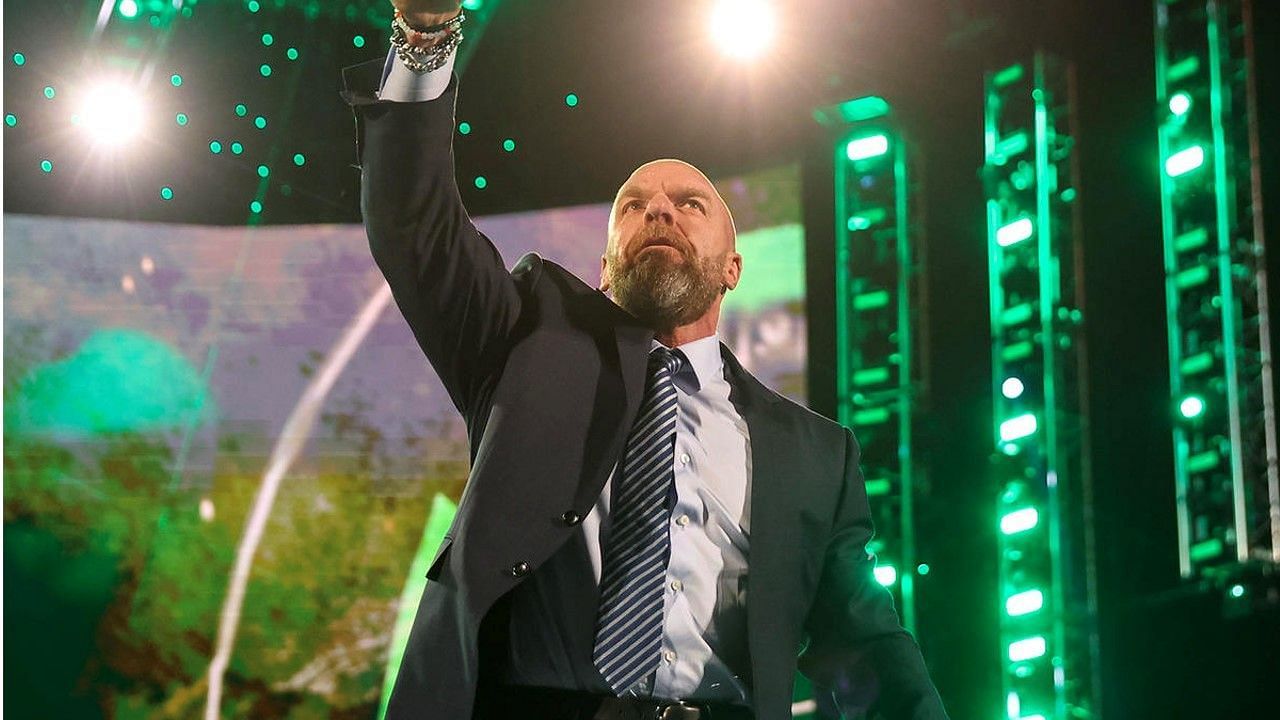 Triple H spoke with the WWE Universe at the start of RAW