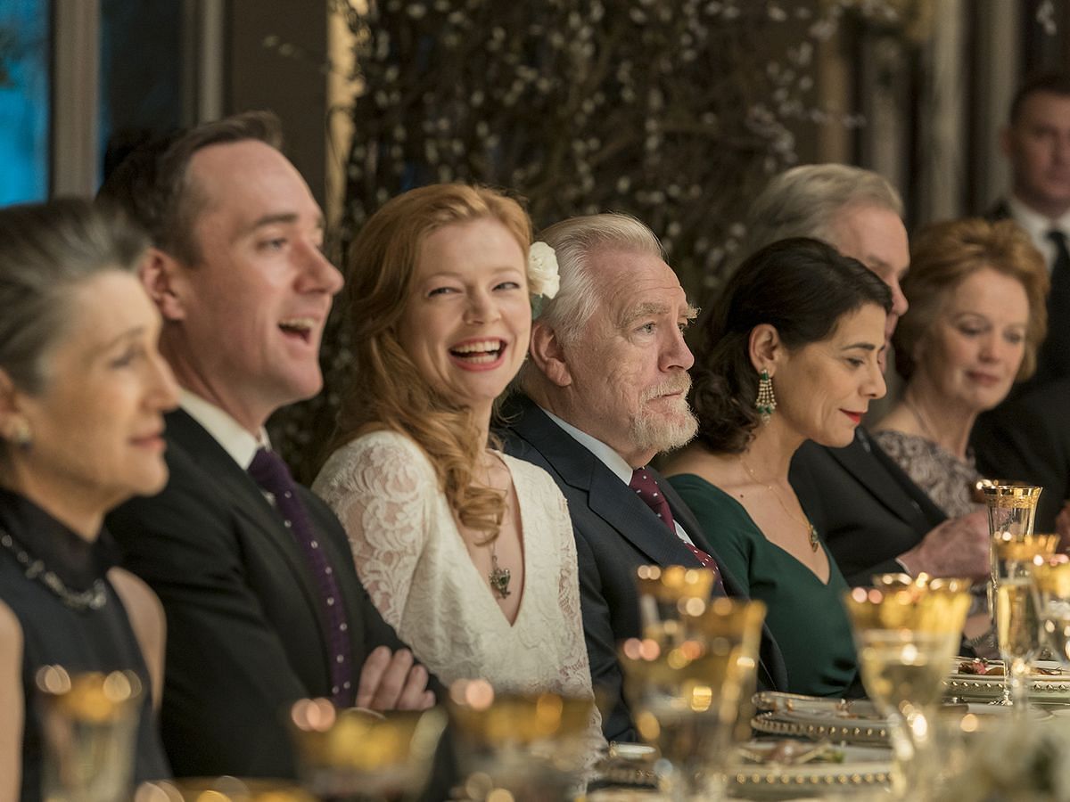 A still from Succession (Image via HBO)