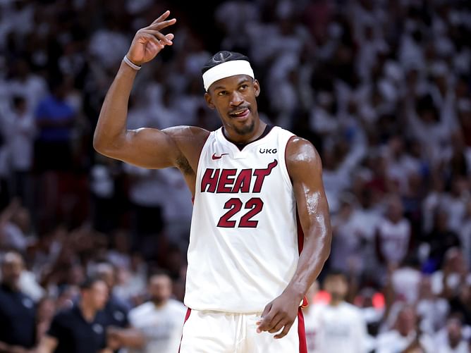Watch: Jimmy Butler hits miraculous shot to send Game 5 into overtime