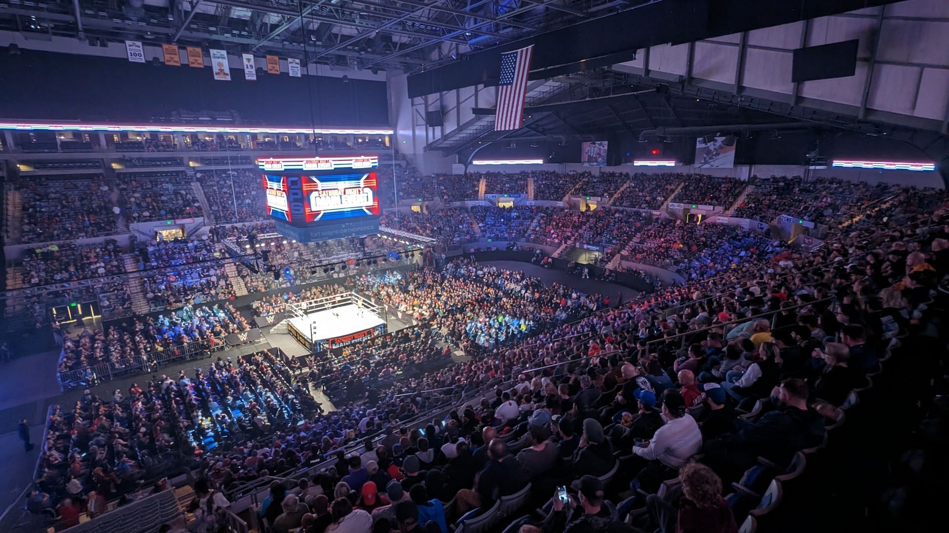 The WWE live event in Fort Wayne had some big matches.