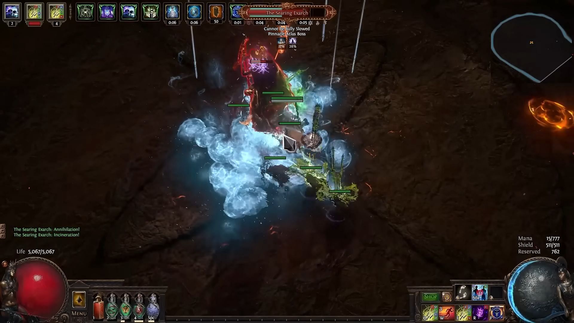 Best Pathfinder Crucible League build for Path of Exile (Image via Zizaran/YouTube)