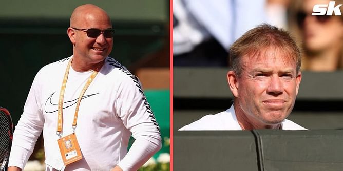 Lost a set to Andre Agassi in 22 minutes despite "trying my a** off", recalls Mark Petchey