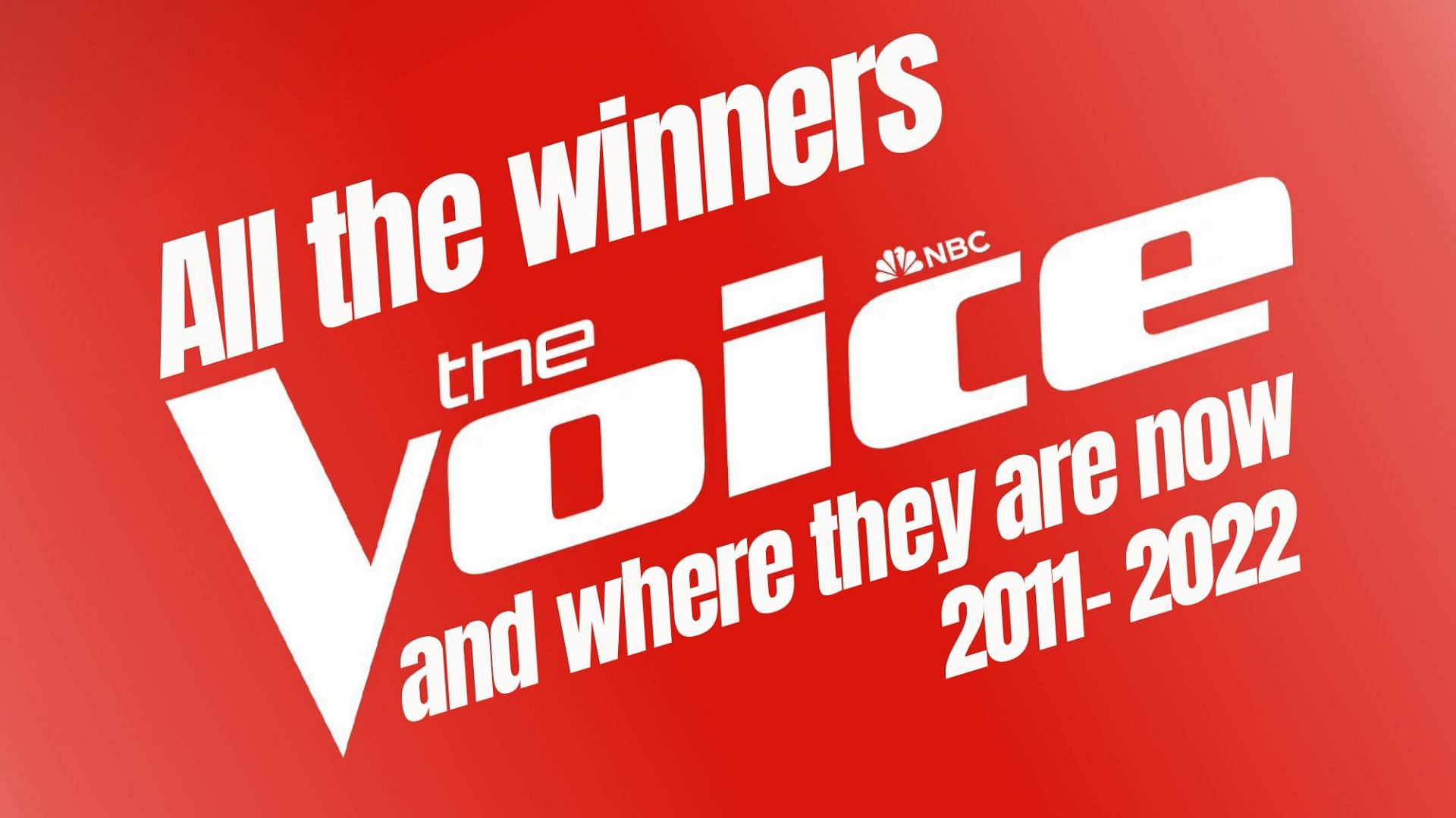 The Voice Winners List: Which Contestant Won Each Season And Where Are ...