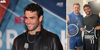 Matteo Berrettini meets NBA supertarstar Luka Doncic in Miami