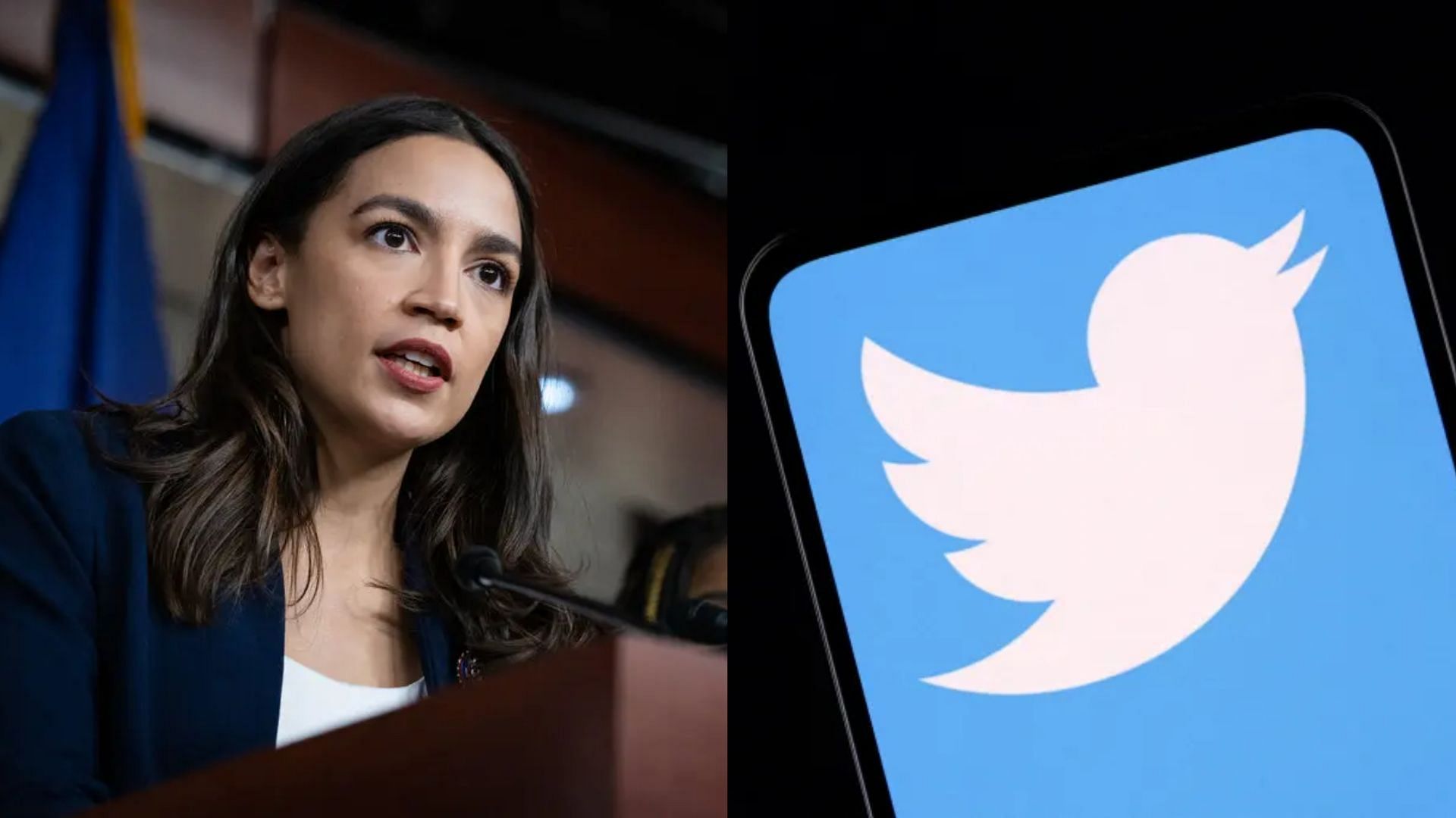 NY Congresswoman Alexandria Ocasio-Cortez is alleged to have owned a burner account by the name Zaza Demon. (Image via Getty Images, Shutterstock)