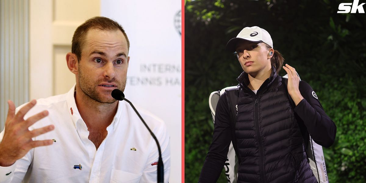 Andy Roddick supports Iga Swiatek