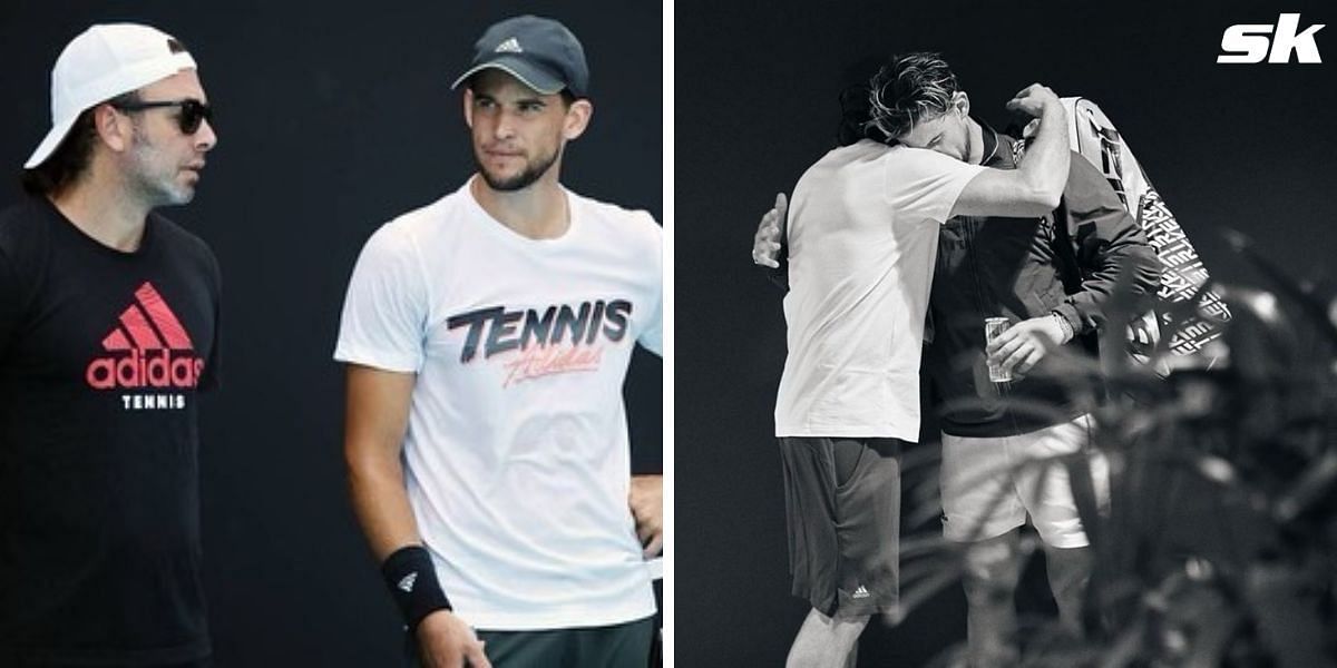 Dominic Thiem and Nicolas Massu