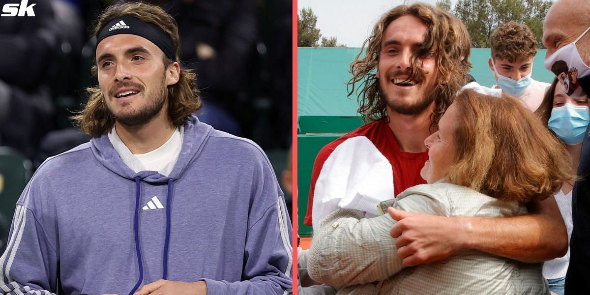 Stefanos Tsitsipas has followed in his mother