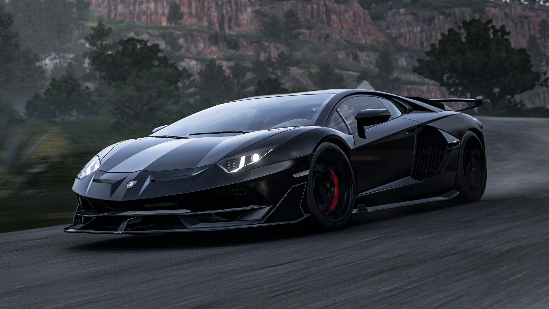 Lamborghini Aventador SVJ in Forza Horizon 5 (Image via Playground Games)