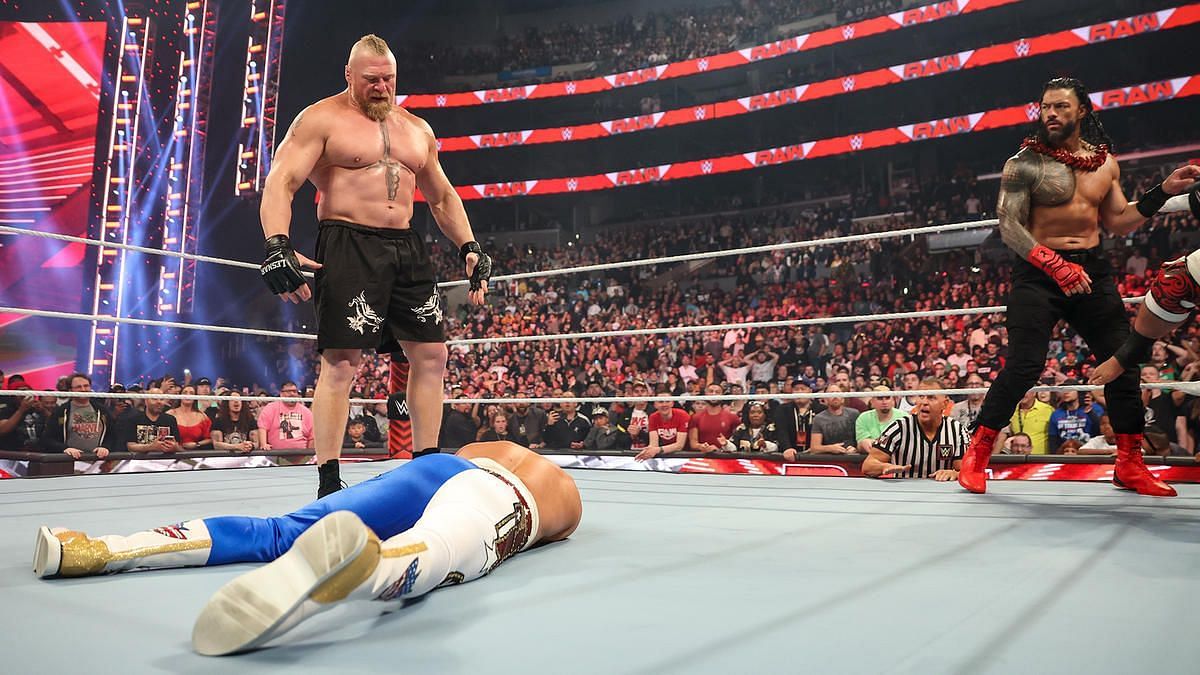 Brock Lesnar destroyed Cody Rhodes on RAW!