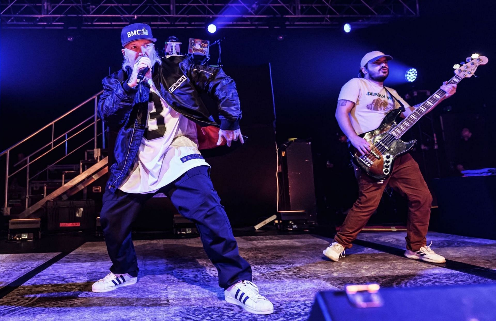 Limp Bizkit, one of the headliners of Bamboozle 2023, at  performs at O2 Academy Birmingham on April 13, 2023 in Birmingham, England (Image via Getty Images)