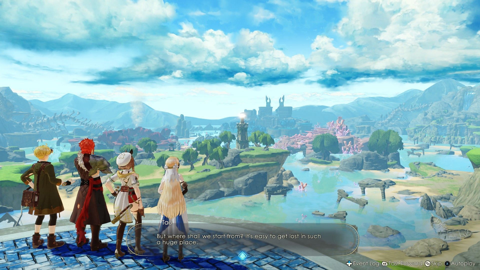 Where will you go first? (Screenshot from Atelier Ryza 3)