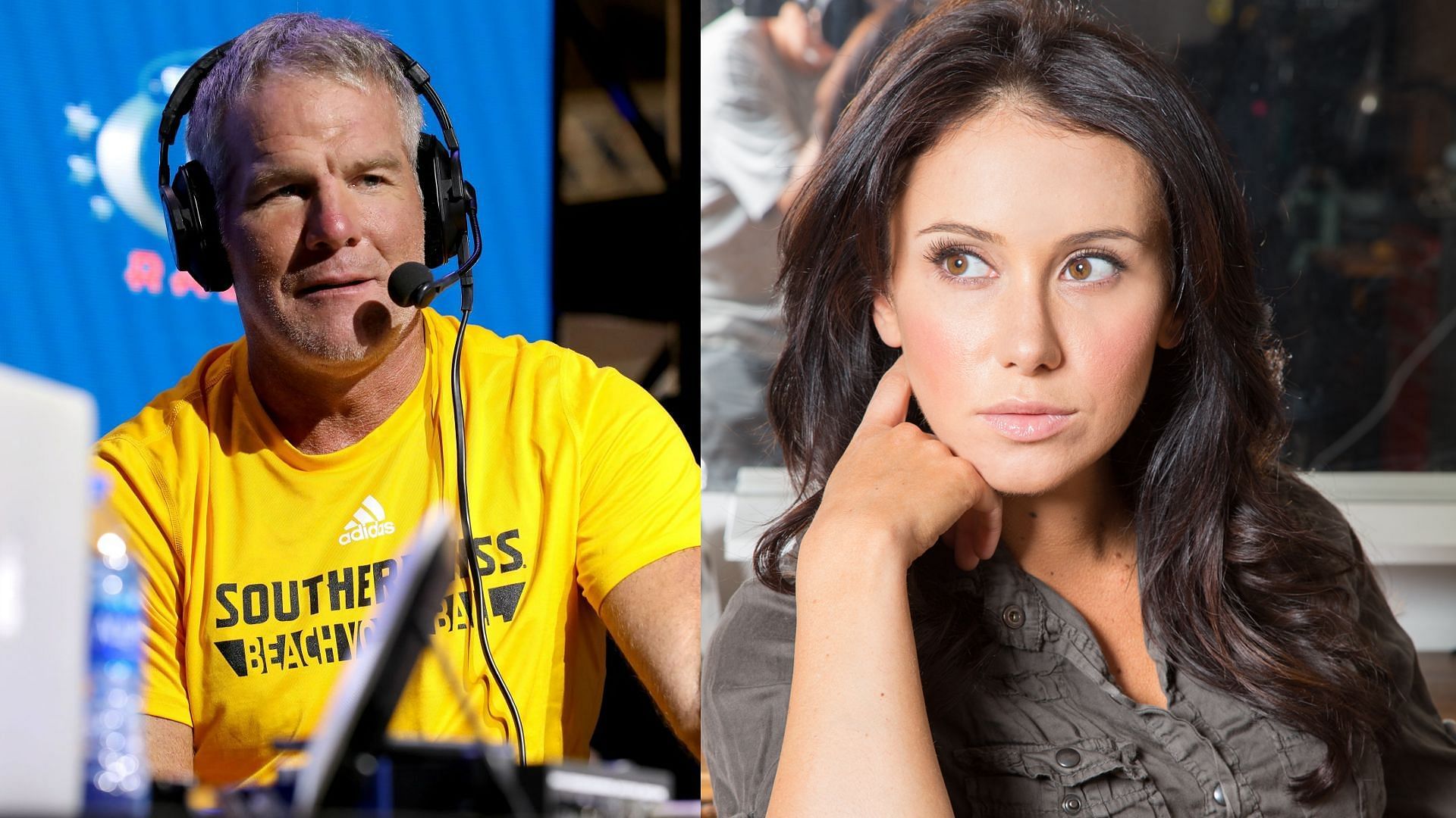 Jenn Sterger was the subject of a host of text messages from Favre. Sterger picture via Sarah Spain/Twitter