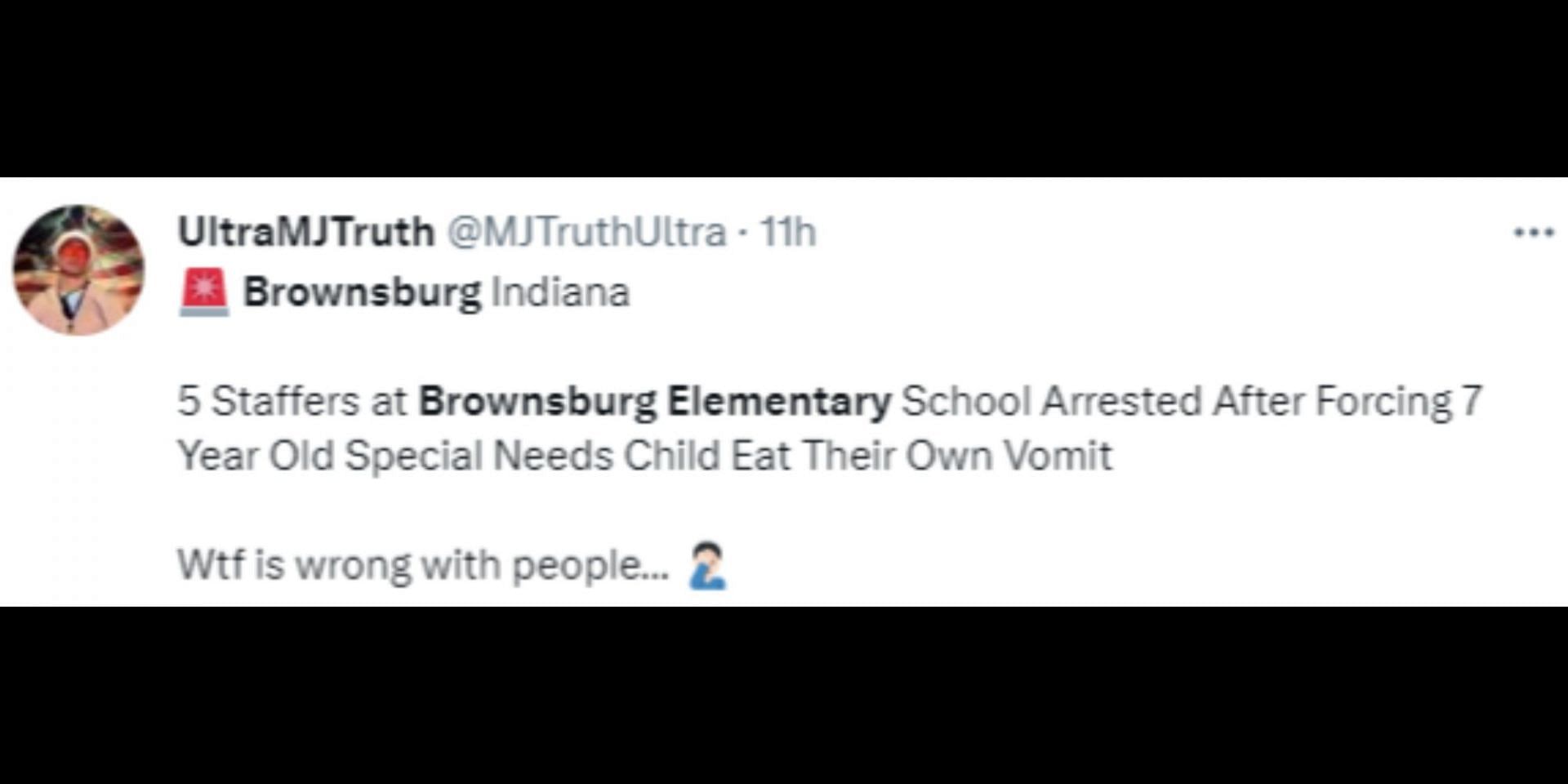 Brownsburg school staff members arrested on negligence charges (Image via Twitter/@MJTruthUltra)