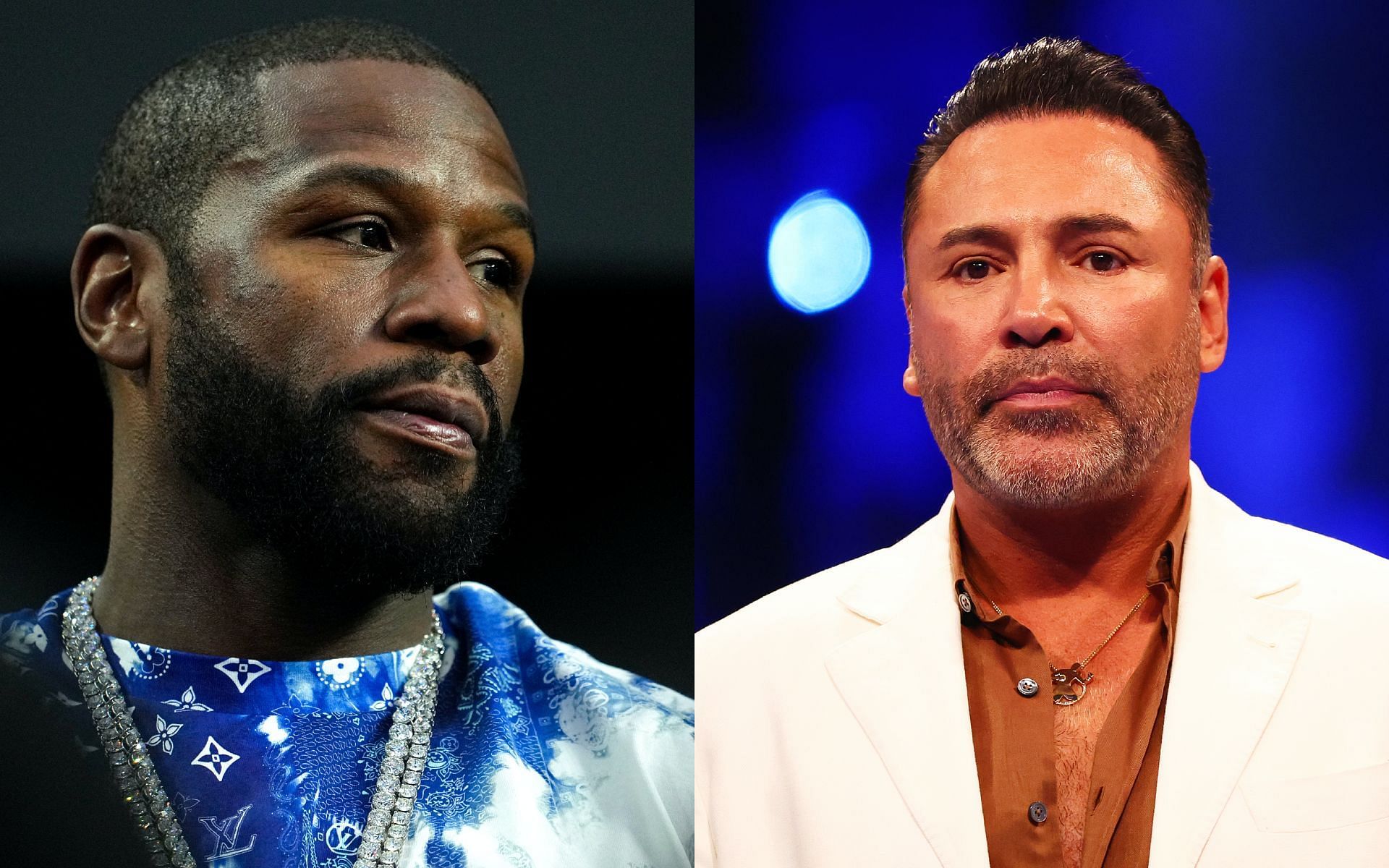 Floyd Mayweather (left) and Oscar De La Hoya (right) [Image credits: Getty Images] 