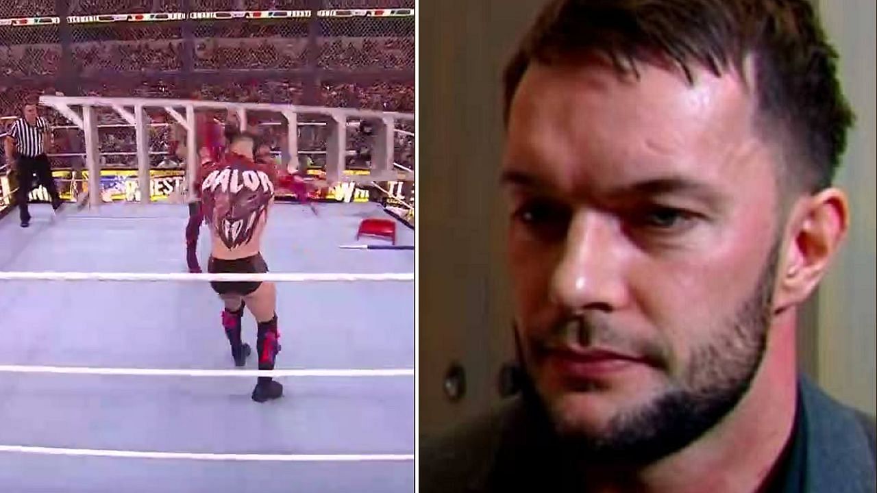 Balor suffered a graphic cut inside Hell In A Cell