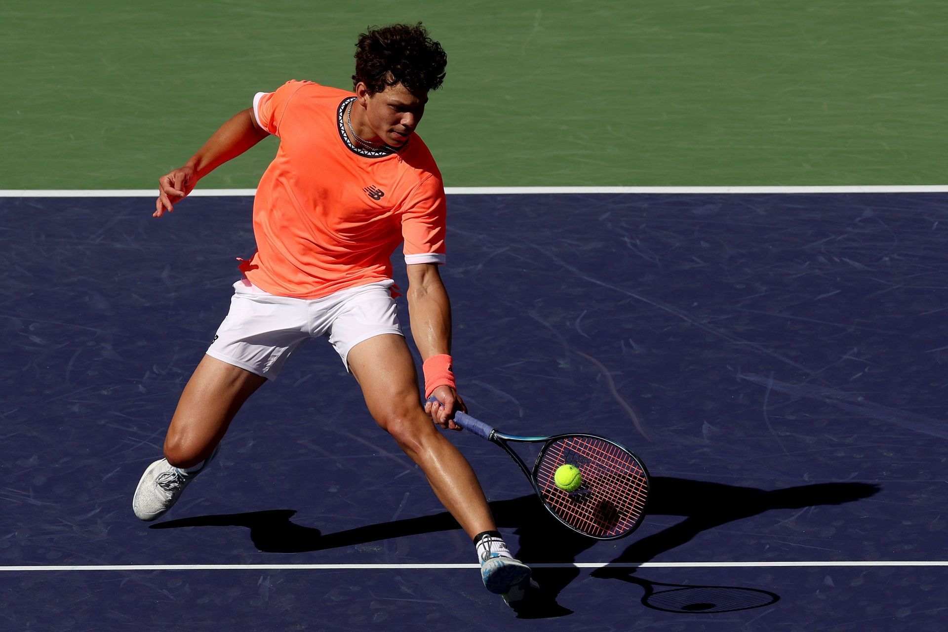 Fabio Fognini at the BNP Paribas Open in Indian Wells.