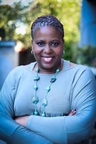 Pamela Nomvete as Foresight (Image via IMDb)