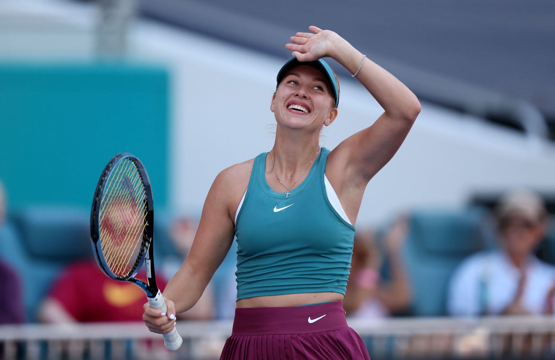 Anastasia Potapova at the 2023 Miami Open
