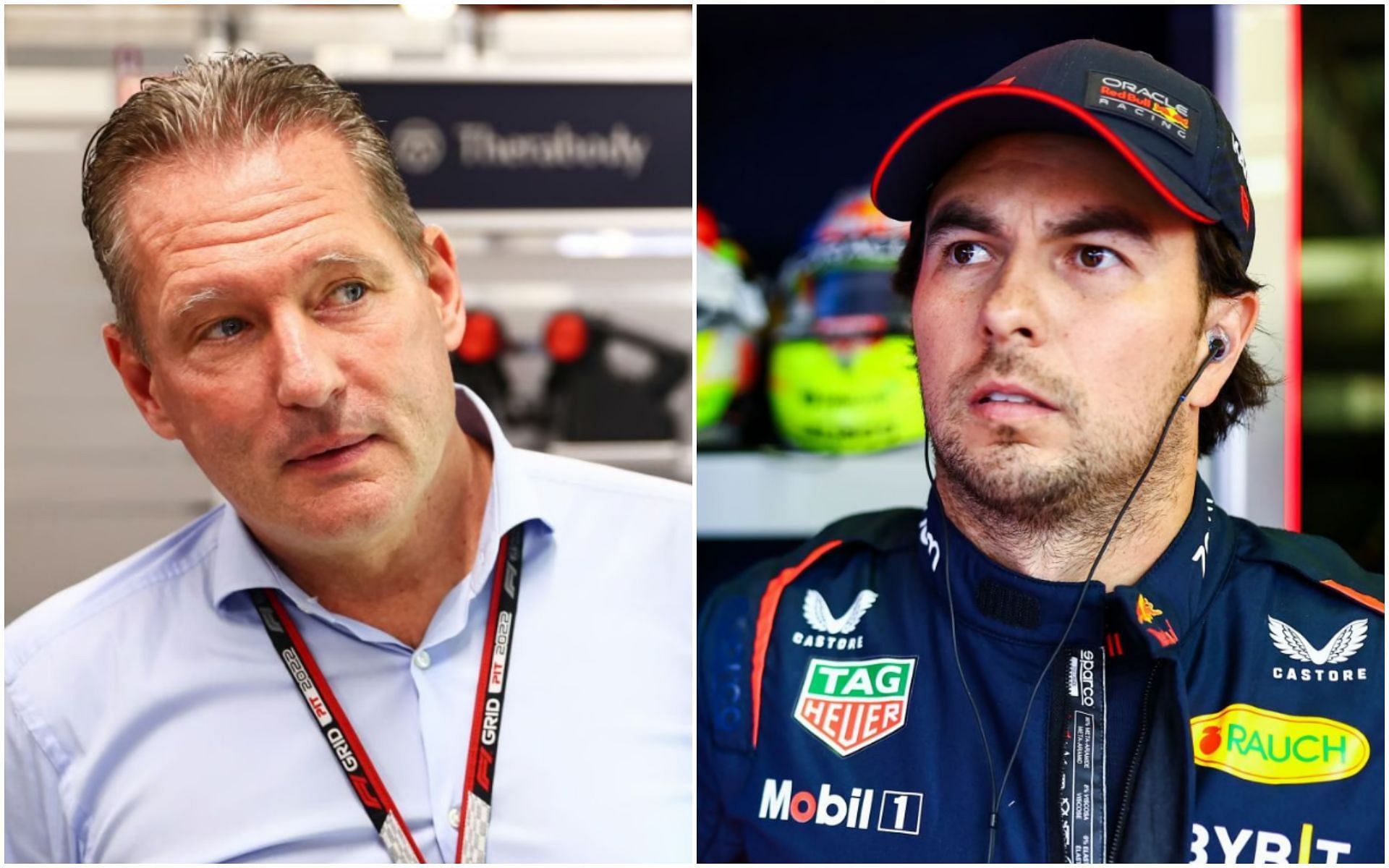 Jos Verstappen (Left) and Sergio Perez (Right) (Collage via Sportskeeda)