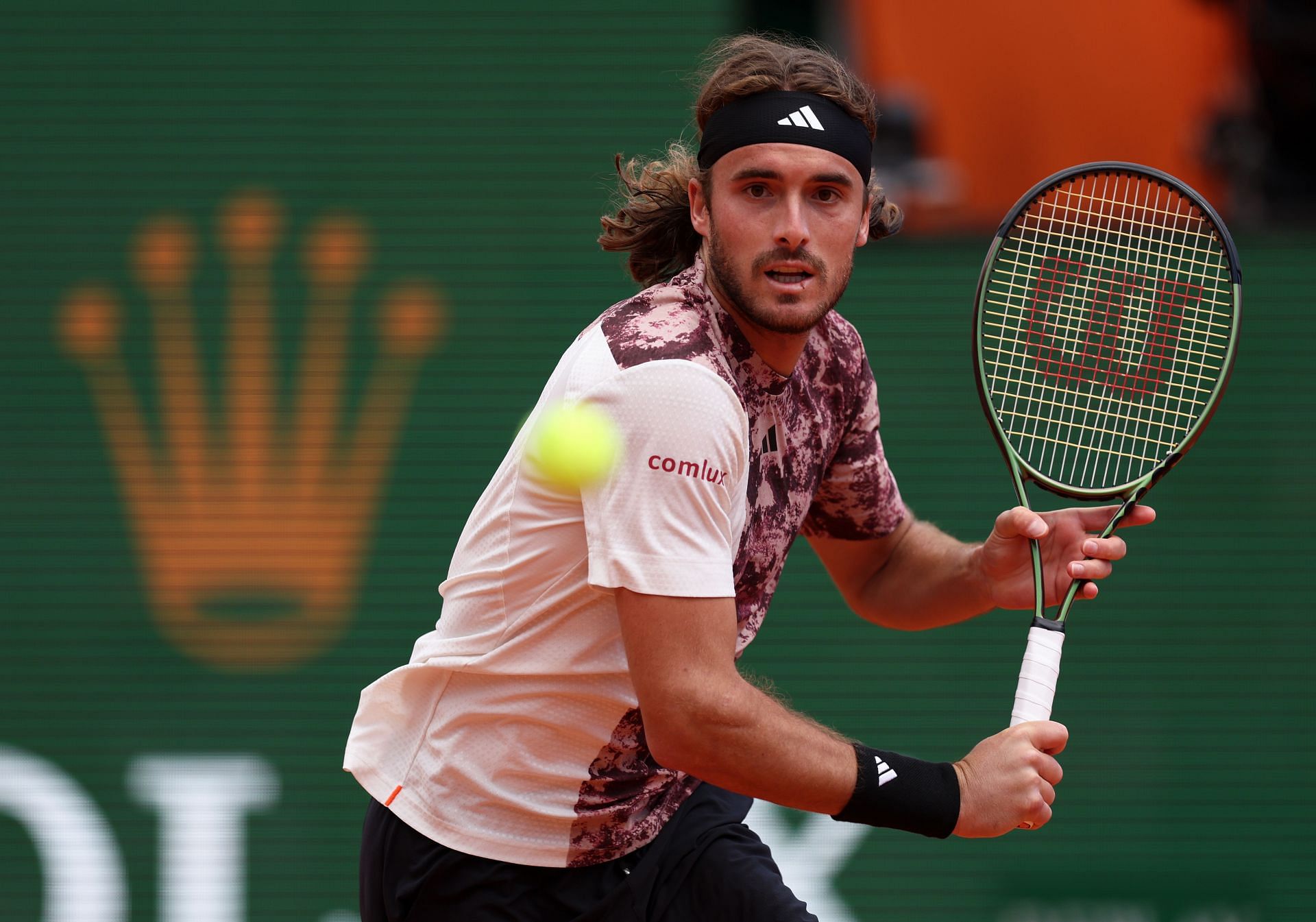 Stefanos Tsitsipas at the Rolex Monte-Carlo Masters - Day Five